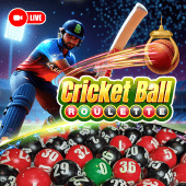 Cricket Ball Roulette live on Nustar